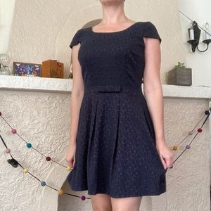 Anthropologie Paper Crown Rosette Dress Size S